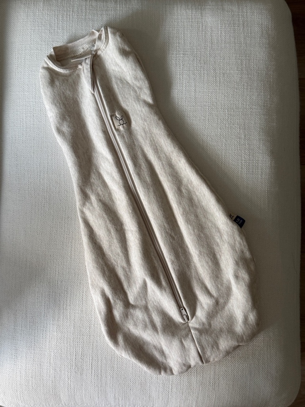 ErgoPouch Newborn Neutral Beige Baby Sleep Sack with Front Zipper